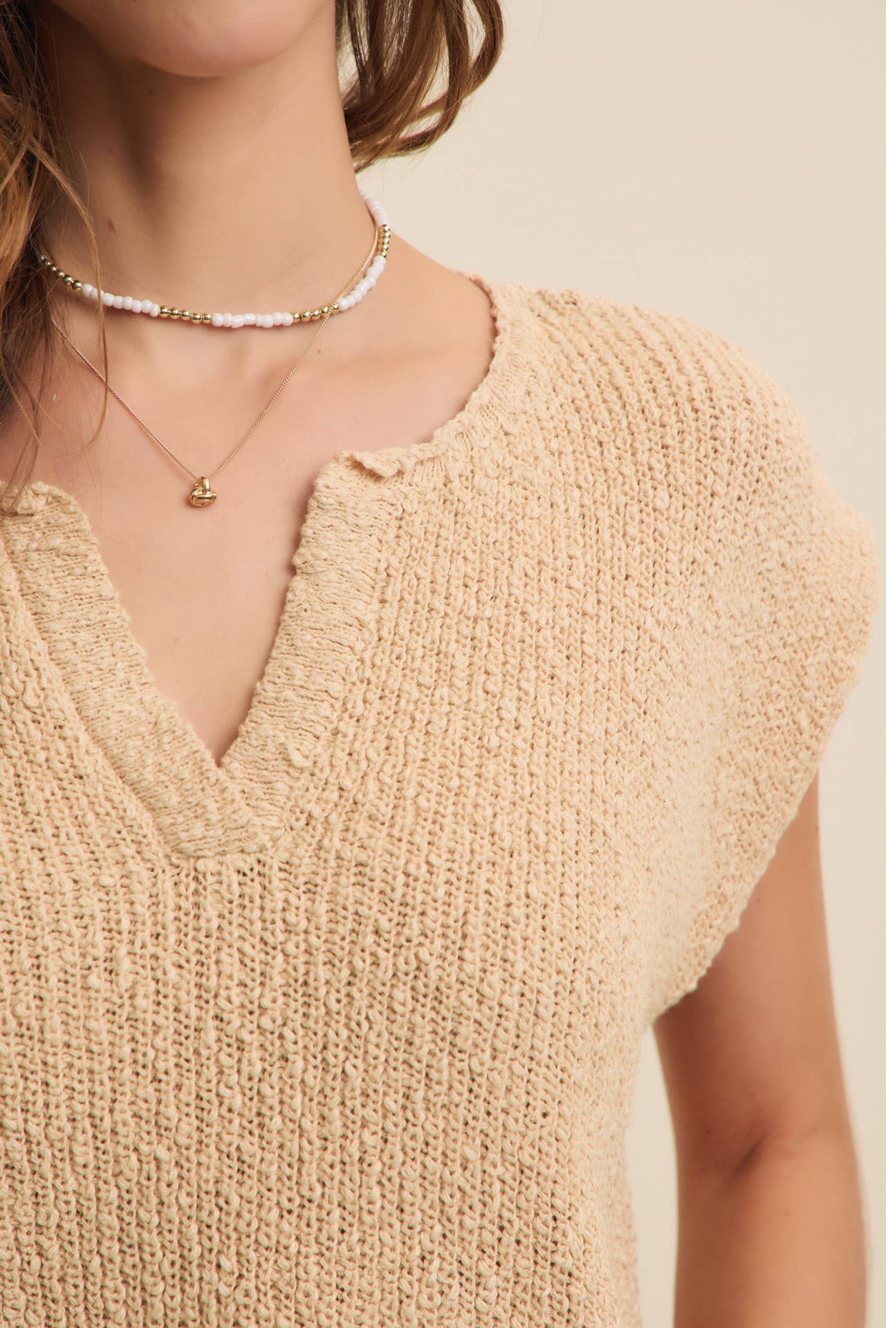 Neutral Beige top