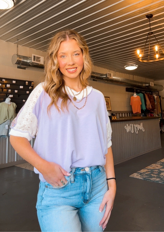 Floral Patchwork Top