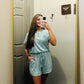 Zenana Light Blue Romper