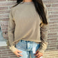 Mocha Oversized Knit Top