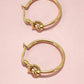 18K STAINLESS STEEL WATERPROOF TARNISHFREE  HOOPS