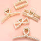 PEARL HAIR CLAW CLIPS