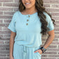 Zenana Light Blue Romper