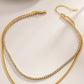 STAINLESS STEEL TARNISH FREE RHINESTONE NECKLACE