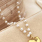 18K STAINLESS STEEL TARNISH FREE HEART NECKLACE