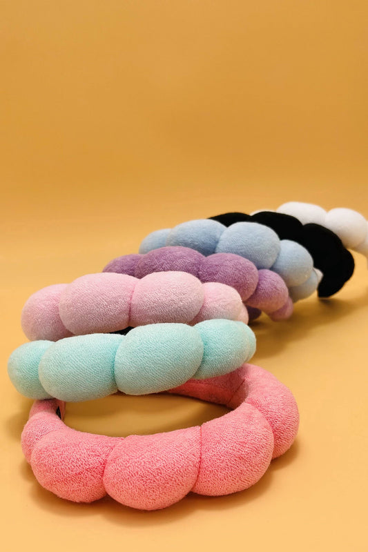 SPA SPONGE TERRY TOWEL HEADBAND