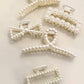 PEARL HAIR CLAW CLIPS