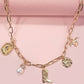 WESTERN BOOT STAR HAT HORSESHOE CHARM NECKLACE