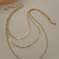 UNIQUE CHAIN MULTI LAYER NECKLACE