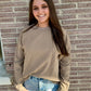 Mocha Oversized Knit Top