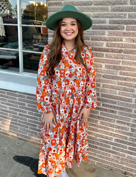 Londyn Floral Boho Dress