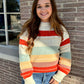 Azalea Color Block Knit Sweater