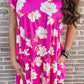 Pink Baby Doll Floral Dress