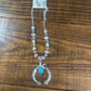 Sliver + Turquoise Horseshoe NES