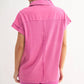 Mineral Wash Half Button Tee