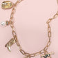 WESTERN BOOT STAR HAT HORSESHOE CHARM NECKLACE