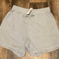 Curvy Grey Drawstring shorts